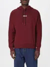 Disclaimer Sweatshirt  Men Color Burgundy