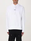 Disclaimer Sweatshirt  Men Color White