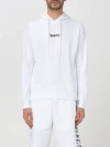 Disclaimer Man Sweatshirt White Size Xxl Cotton In White