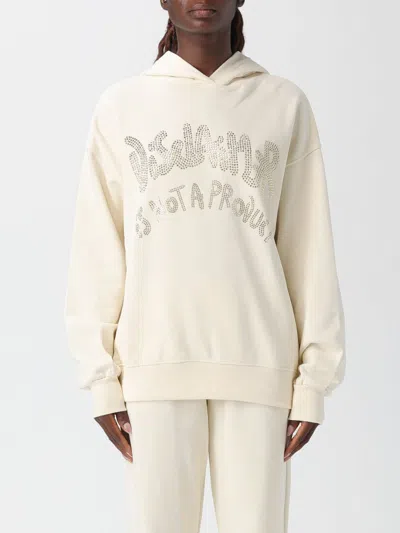 Disclaimer Sweatshirt  Woman Color Milk In Neutral