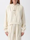 Disclaimer Sweatshirt  Woman Color Milk In White