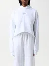 Disclaimer Sweatshirt  Woman Color White In White