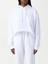 Disclaimer Sweatshirt  Woman Color White In White