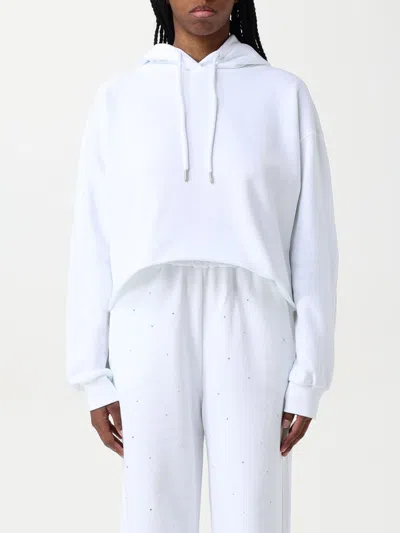 Disclaimer Sweatshirt  Woman Color White