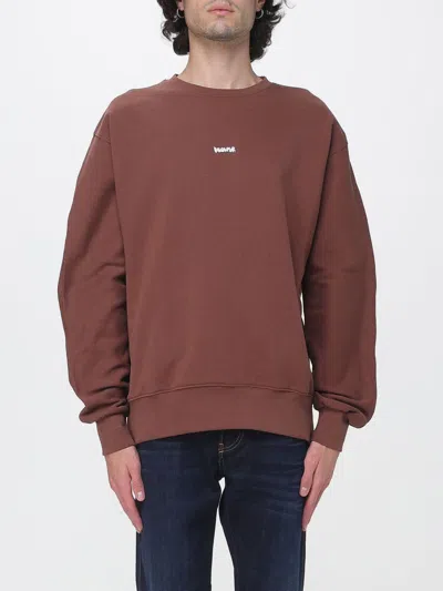 Disclaimer Sweatshirt Men Color Brown