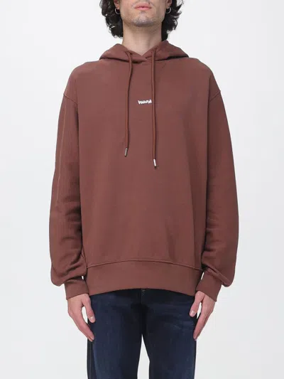 Disclaimer Sweatshirt Men Color Brown