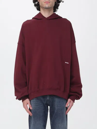 Disclaimer Sweatshirt Men Color Burgundy