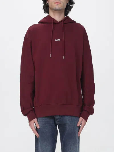 Disclaimer Sweatshirt Men Color Burgundy