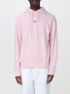 Disclaimer Logo-print Drop-shoulder Hoodie In Pink