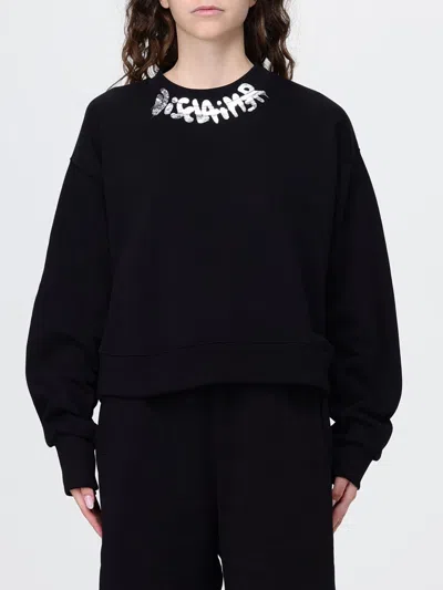 Disclaimer Sweatshirt Woman In Black