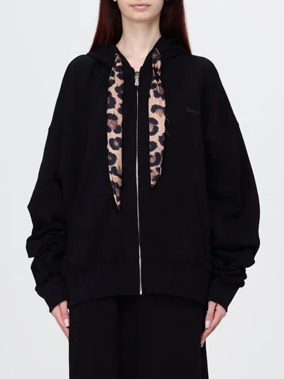Disclaimer Sweatshirt Woman In Black