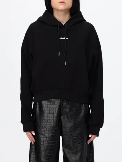 Disclaimer Sweatshirt Woman Color Black