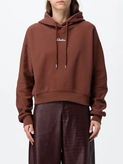 Disclaimer Sweatshirt Woman Color Brown