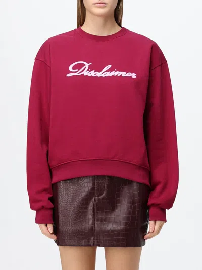 Disclaimer Sweatshirt Woman Color Burgundy