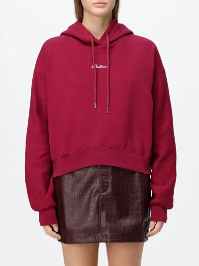 Disclaimer Sweatshirt Woman Color Burgundy