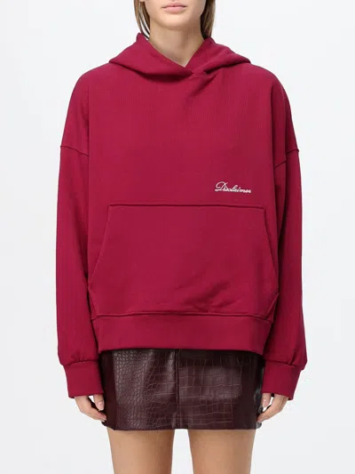 Disclaimer Sweatshirt Woman Color Burgundy