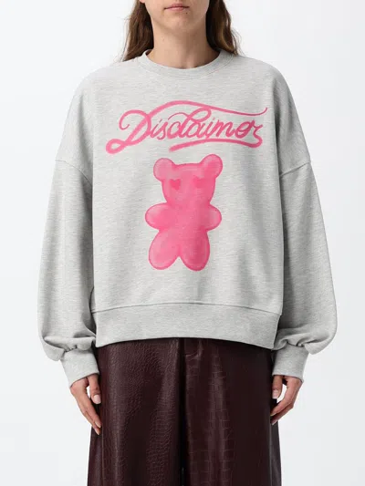 Disclaimer Sweatshirt Woman Color Grey