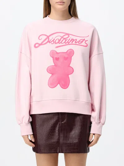 Disclaimer Sweatshirt Woman Color Pink