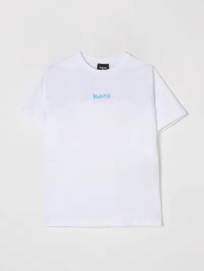 Disclaimer T-shirt  Kinder Farbe Weiss In Weiss