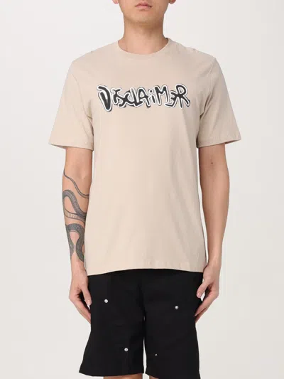 Disclaimer T-shirt  Men Color Beige