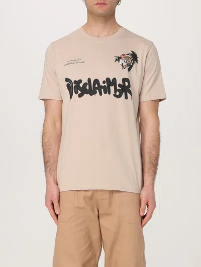Disclaimer T-shirt  Men Color Beige