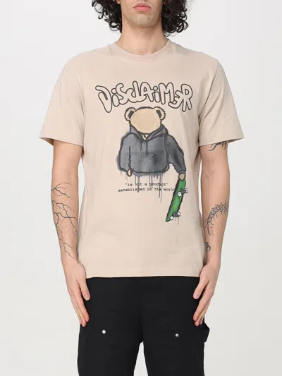 Disclaimer T-shirt  Men Color Beige