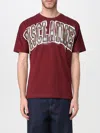 Disclaimer T-shirt  Men Color Burgundy In Burgundy