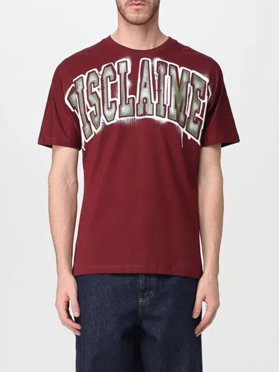 Disclaimer T-shirt  Men Color Burgundy