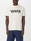 Disclaimer T-shirt  Men Color Milk In Neutral
