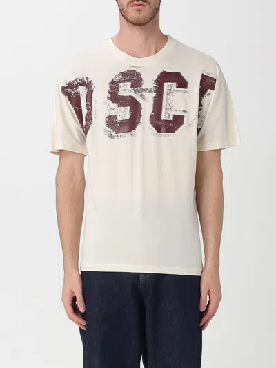 Disclaimer T-shirt  Men Color Milk In White
