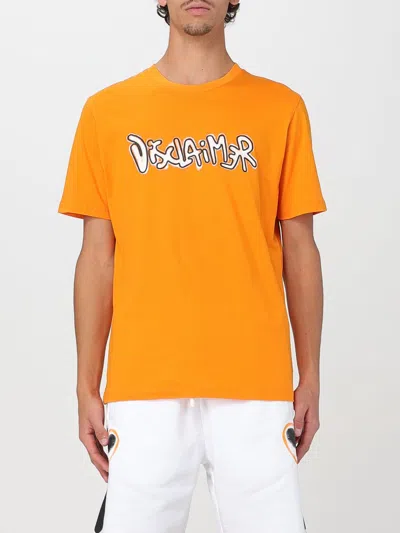 Disclaimer T-shirt  Men Color Orange