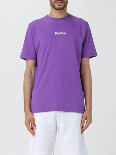 Disclaimer T-shirt  Men Color Violet