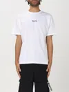 Disclaimer Man T-shirt White Size L Cotton In White