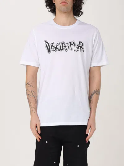 Disclaimer T-shirt  Men Color White
