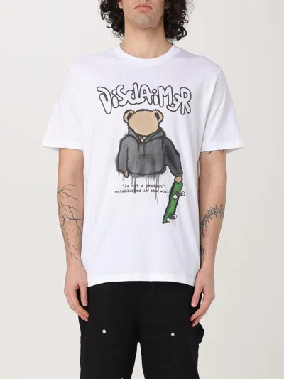 Disclaimer T-shirt  Men Color White