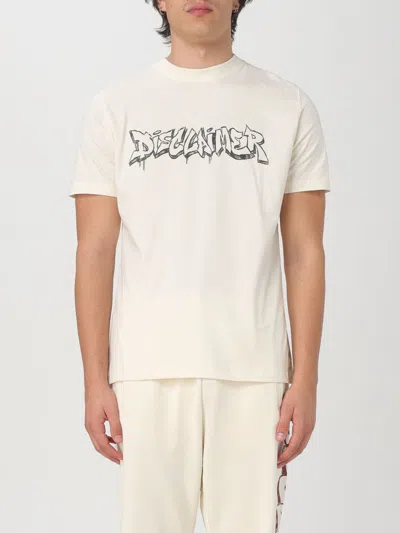 Disclaimer T-shirt  Men Color Yellow Cream