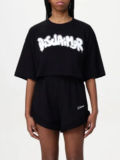Disclaimer T-shirt  Damen Farbe Schwarz