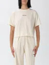 Disclaimer T-shirt  Woman Color Milk In White