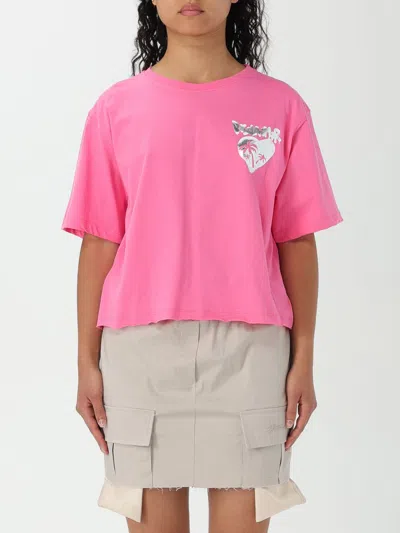 Disclaimer T-shirt  Woman Colour Pink