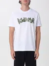 Disclaimer Cotton T-shirt With Logo In White