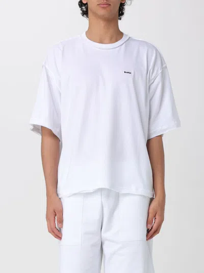 Disclaimer Cotton T-shirt With Logo In White