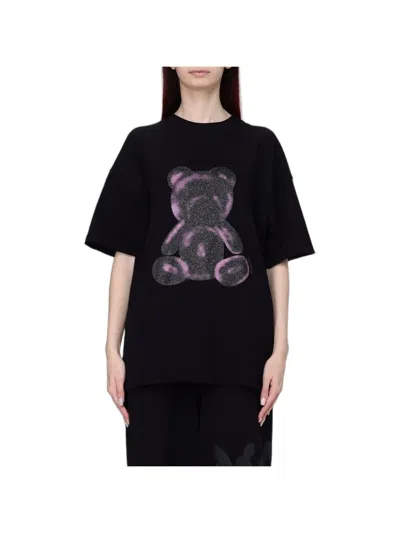 Disclaimer Teddy Bear-print T-shirt In Black