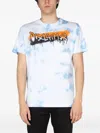 Disclaimer Tie-dye Graffiti-print T-shirt In Multi