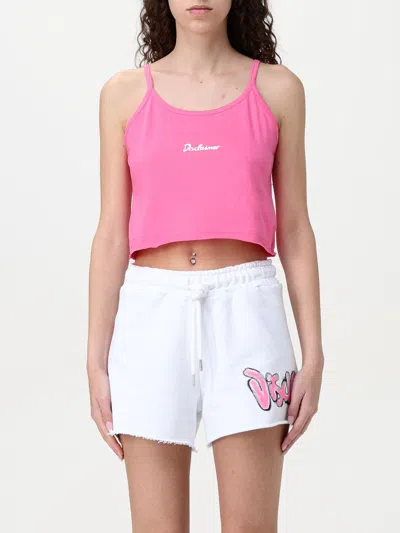 Disclaimer Top  Woman Color Fuchsia
