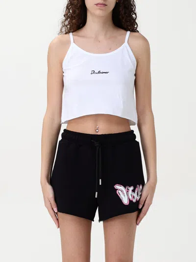 Disclaimer Top  Woman Color White