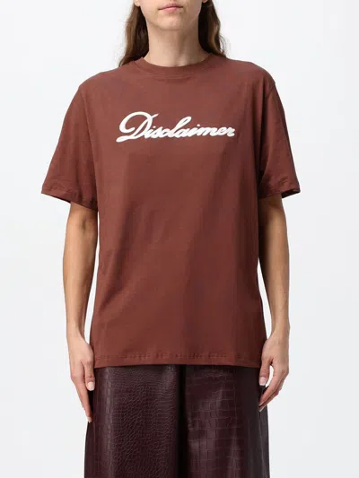 Disclaimer T-shirt Woman Color Brown In Multi