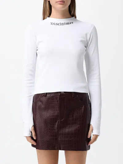 Disclaimer T-shirt Woman Color White