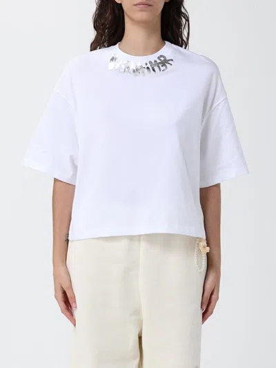Disclaimer T-shirt Woman In White