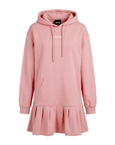 Disclaimer Woman Mini Dress Blush Size S Cotton In Pink