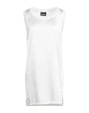 Disclaimer Woman Mini Dress White Size S Polyester, Elastane In White